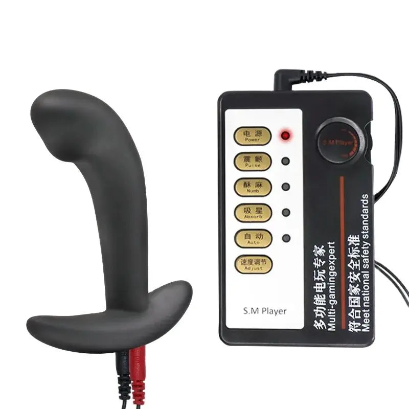 Electric Shock Prostate Massager Anal Vibration Butt Plug Man Vibrator Anal Plug Electro Shock Sex Toys Prostate Orgasm Vibrator