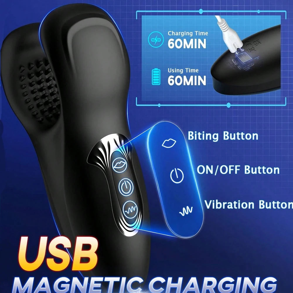 Male Sex Toys for Men Glans Exerciser Lasting Delay Endurance Vibrating Trainer Male Masturbator Vibrator Penis Massager Sex Toy