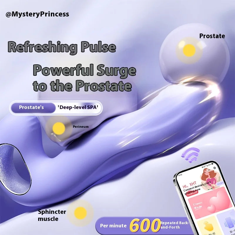 Prostate Massager Men Anal Plug Rechargeable Men's Sex Toys Prostate Vibrator Adult Powerful Vibration