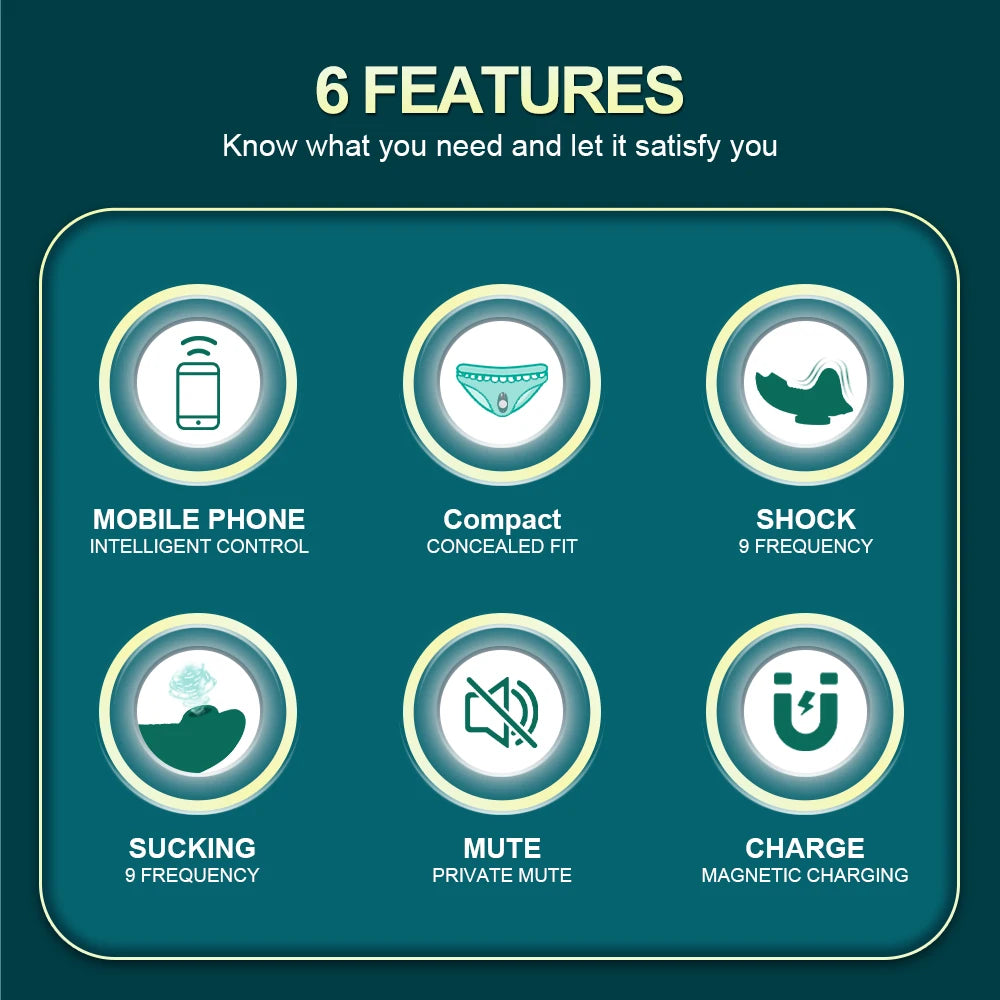 Sexy Toy APP Control Vibrator Women Mini Clitoris Sucking Massage Adult Underwear G Spot Vagina Stimulation Couple Play Sex Toys