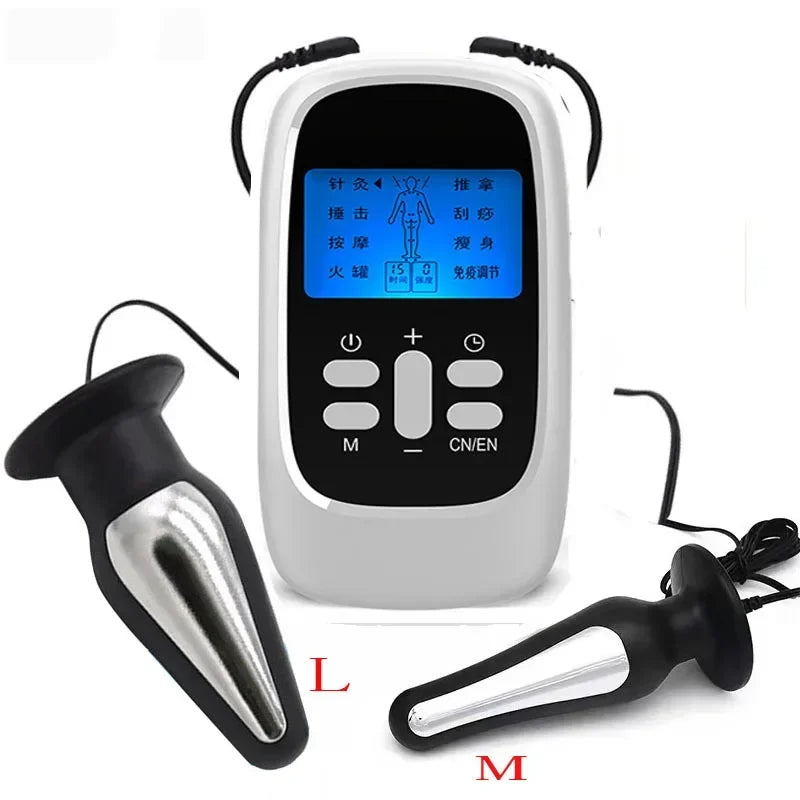 Electro Shock Ass Prostate Massager Pussy Stimulate Anal Butt Plug Erotic Insert Vagina Medical Toys for Couples Masturbators