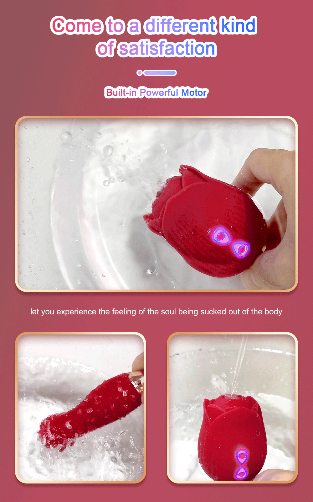 Sex Toy 2 In 1 Sucking Vibrator Nipple Penetration Vagina Rose-Vibrator Stimulator Masturbation Tools Women Audle Product 18+