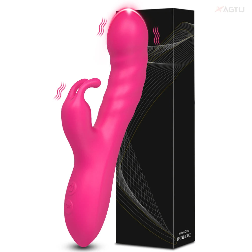 Rabbit Vibrator Realistic Dildo Sex Toys for Women 10 Vibration G Spot Clitoral Vibrators Stimulator Sextoy for Adults Goods 18+