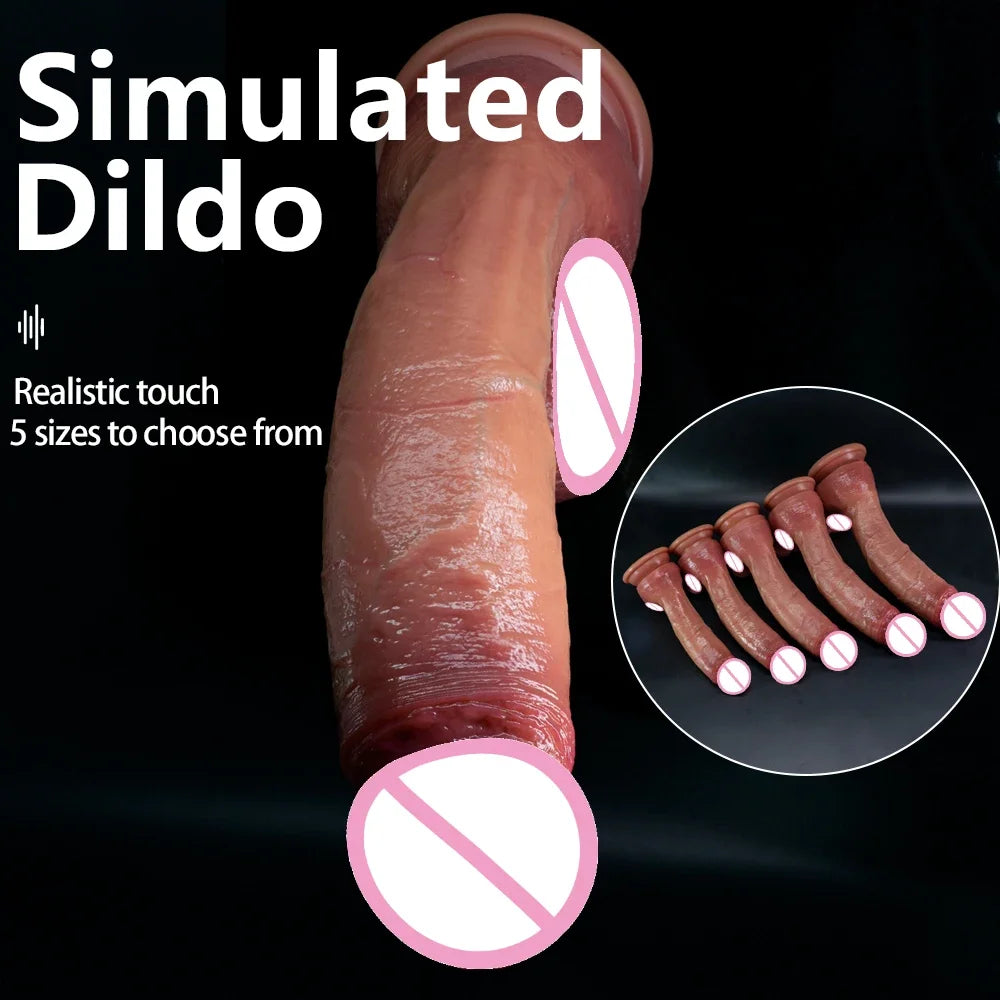 Oversized Soft Realistic Dildo Big Penis Suction Cup Dick Penetration Anal Adult Sex Toys/Anal Toy For Women Masturbation Dildos