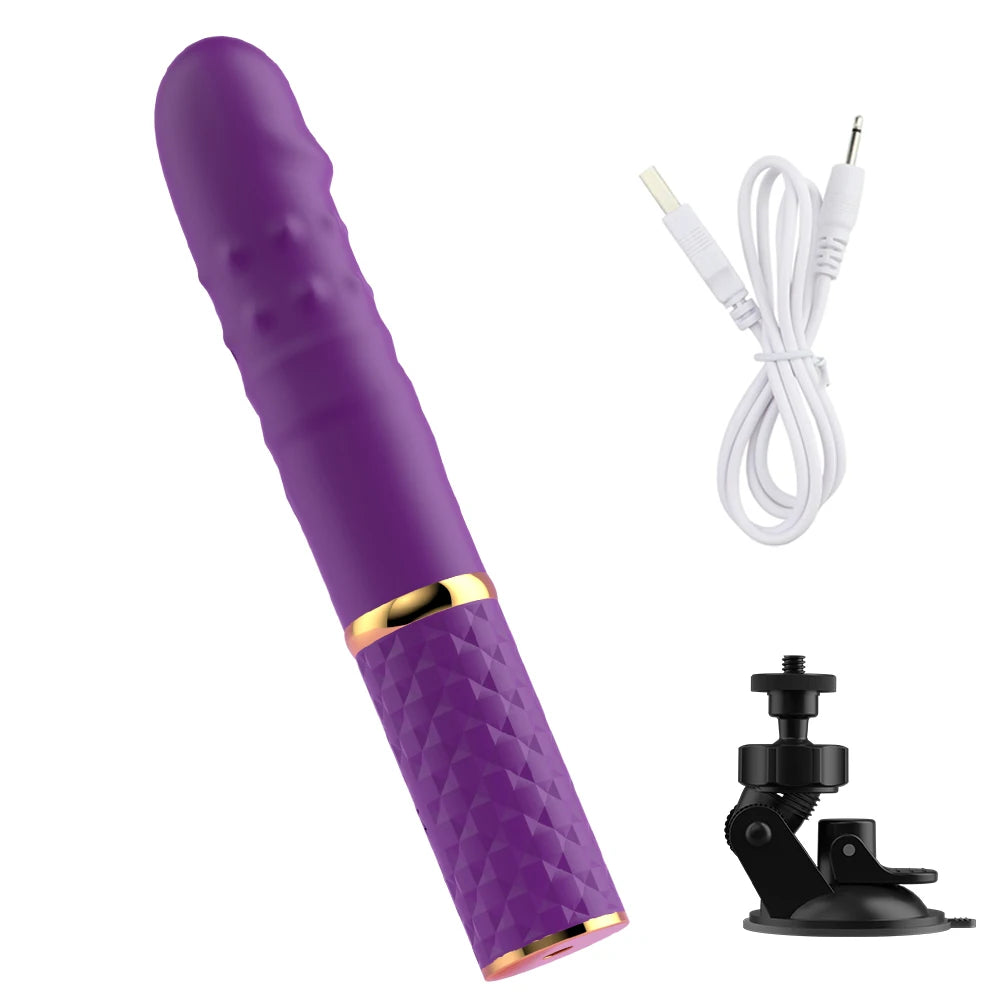 Automatic Thrusting G Spot Dildo Sex Machines Suction Cup Vibrator 10 Thrusts Mode Clitoral Vagina Anal Stimulation Adult Toys