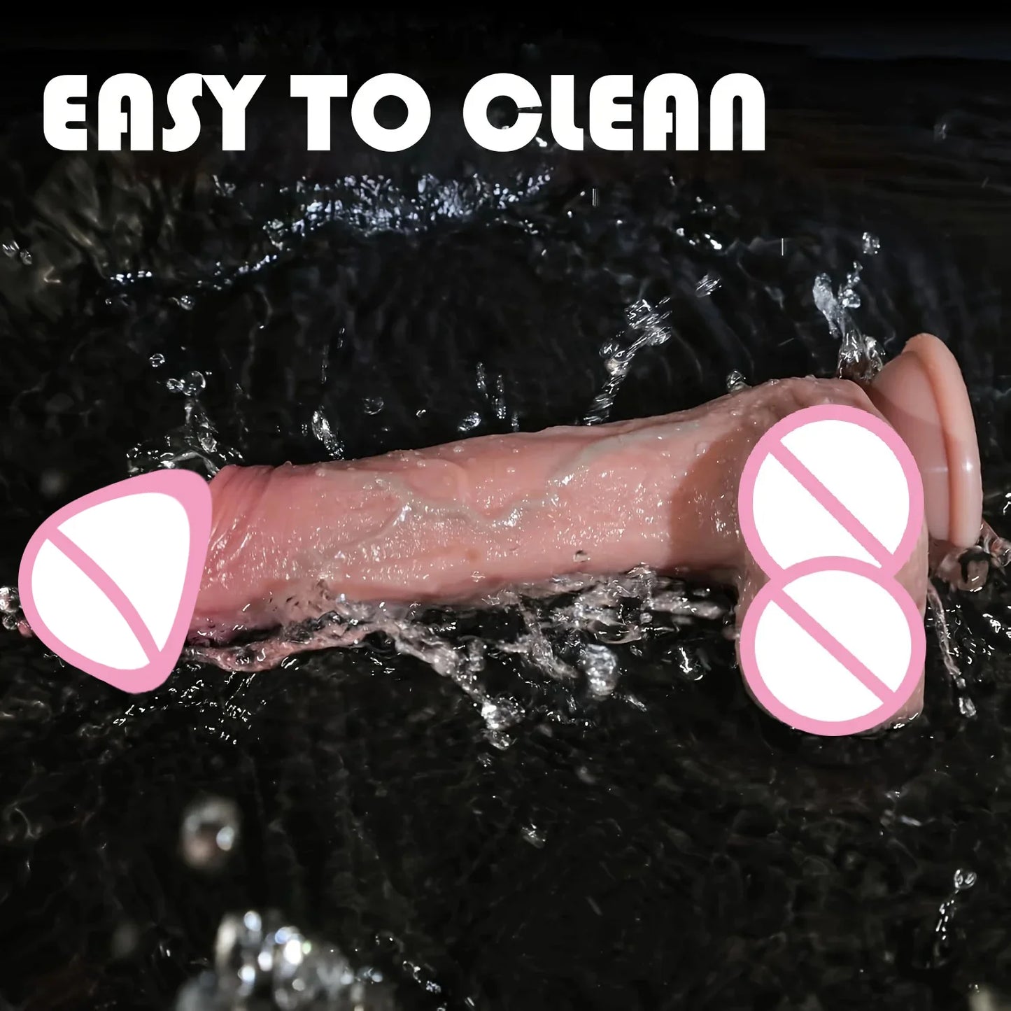 Super Realistic Dildo Waterproof Silicone Penis Adult Sex Toys Anal Vagina Masturbator Dildo with Suction Cup Cock Gode Massager