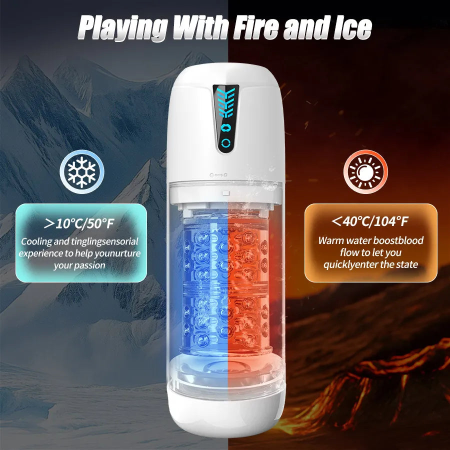 Automatic Thrusting Rotating Male Masturbator Licking Stroker Sucking Blowjob 100% Waterproof Pennis Pump Adult Sex Toys For Men