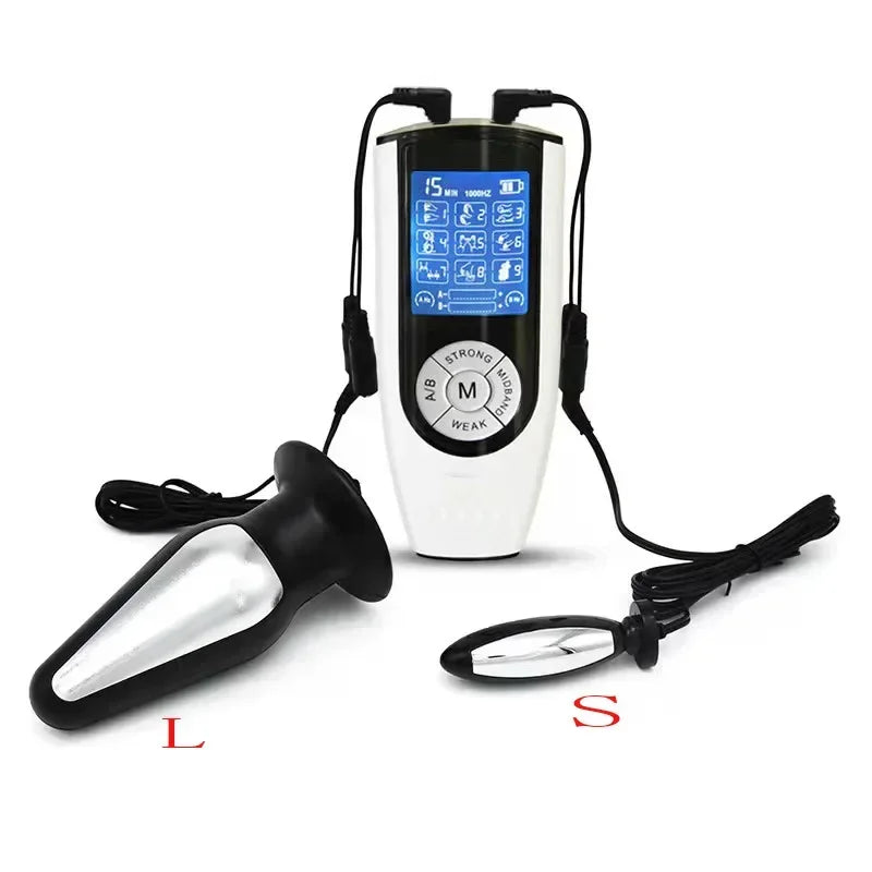 Electro Shock Ass Prostate Massager Pussy Stimulate Anal Butt Plug Erotic Insert Vagina Medical Toys for Couples Masturbators