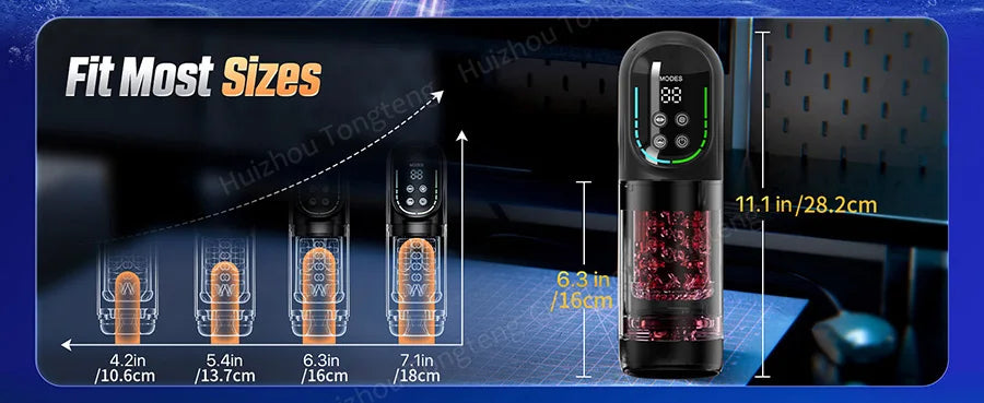 Telescopic Rotation Masturbator Cup Sucking Penis Pump Pocket Pussy Blowjob Sex Toys Stroker Piston Automatic Mastubator for Men