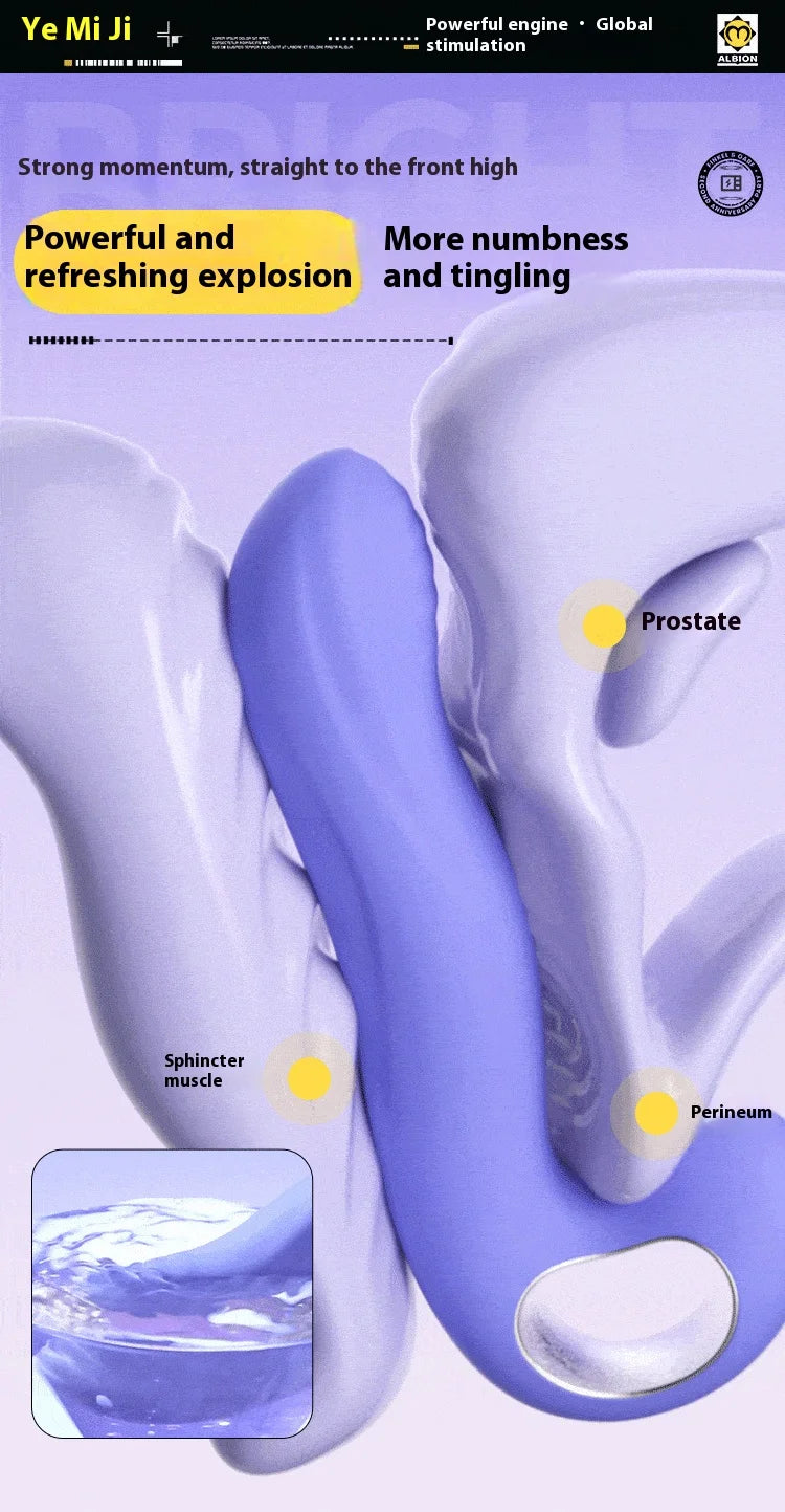 Prostate Massager Men Anal Plug Rechargeable Men's Sex Toys Prostate Vibrator Adult Powerful Vibration