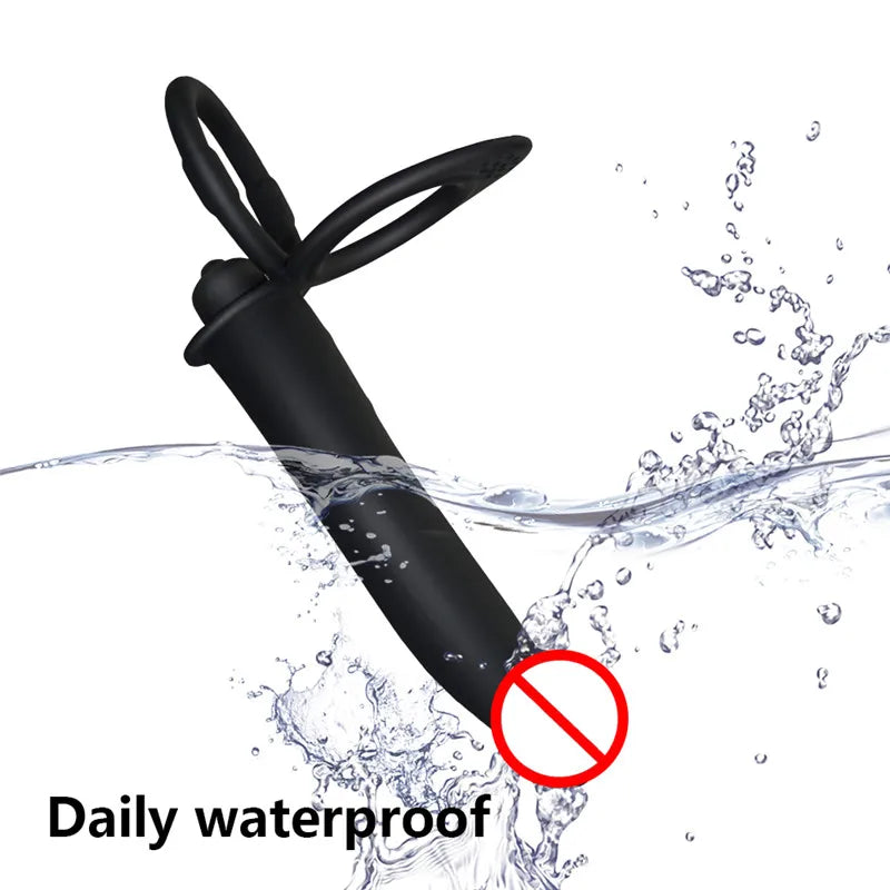 Double Penetration Anal Plug Dildo Butt Plug Vibrator For Men Strap On Penis Massage Vagina Plugs Adult Sex Toys For Couples 18+