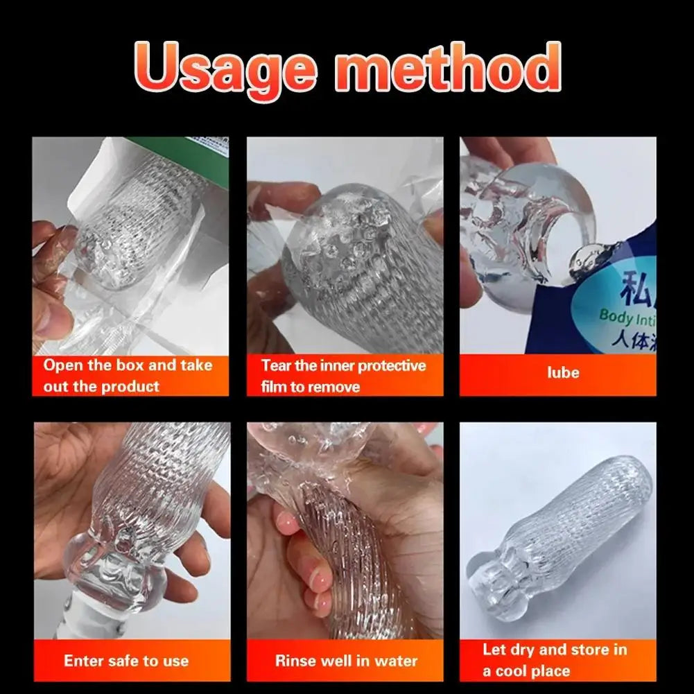 NEW Masturbation Cup Sex Toys for Men Soft Male Exercise Penis Massage Sexy Pocket Pussy Blowjob Toy Vagina Adult Goods 18+