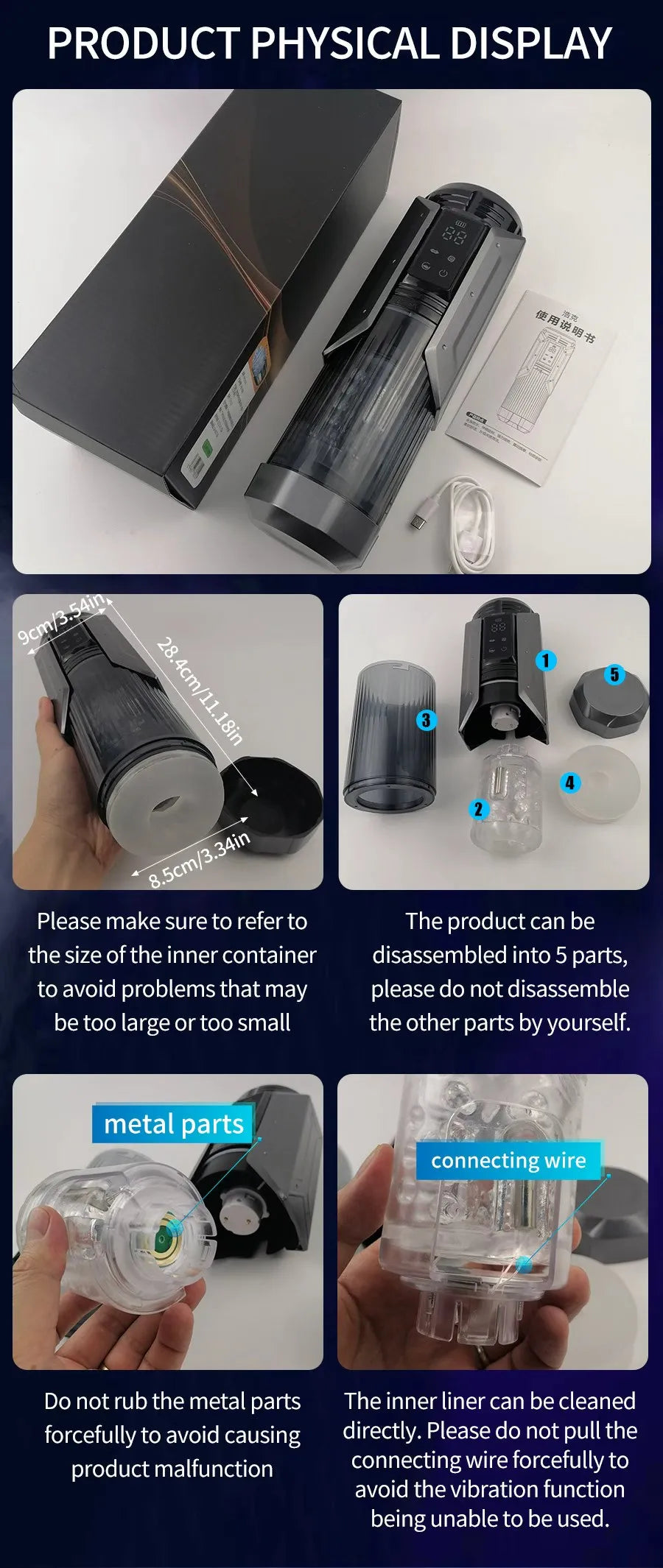 Automatic Male Masturbator Penis Pump Sucking Vibrating Thrusting Rotating 100% Waterproof Blowjob Adult Sex Toy Stroker For Men