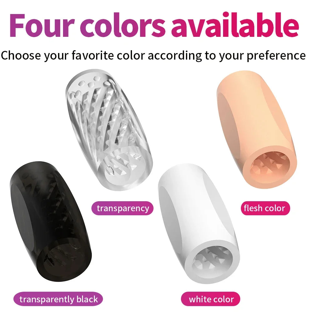 Masturbator Cup Sex Toy for Men Soft TPE Cock Training Sex Shop Male Glans Trainer Penis Sleeve Delay Exercise Adult Products