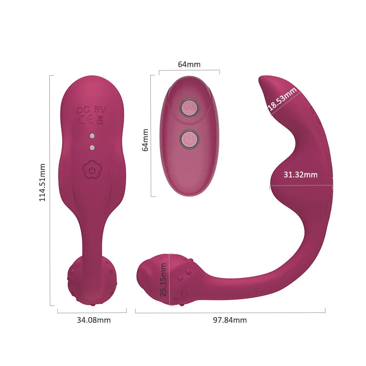 Wearable Vibrating Panty Sex Toy for Women G Spot Vibrator Clitoris Stimulator Massager Wireless Remote Control Vibrator Adult