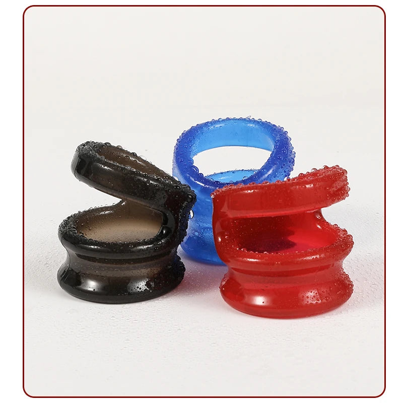 Cock Penis Ring Reusable Delay Ejaculation Stronger Erection Sex Toys  Adult Supplies Linen Nozzle Ring Cock Sex Toys For Men