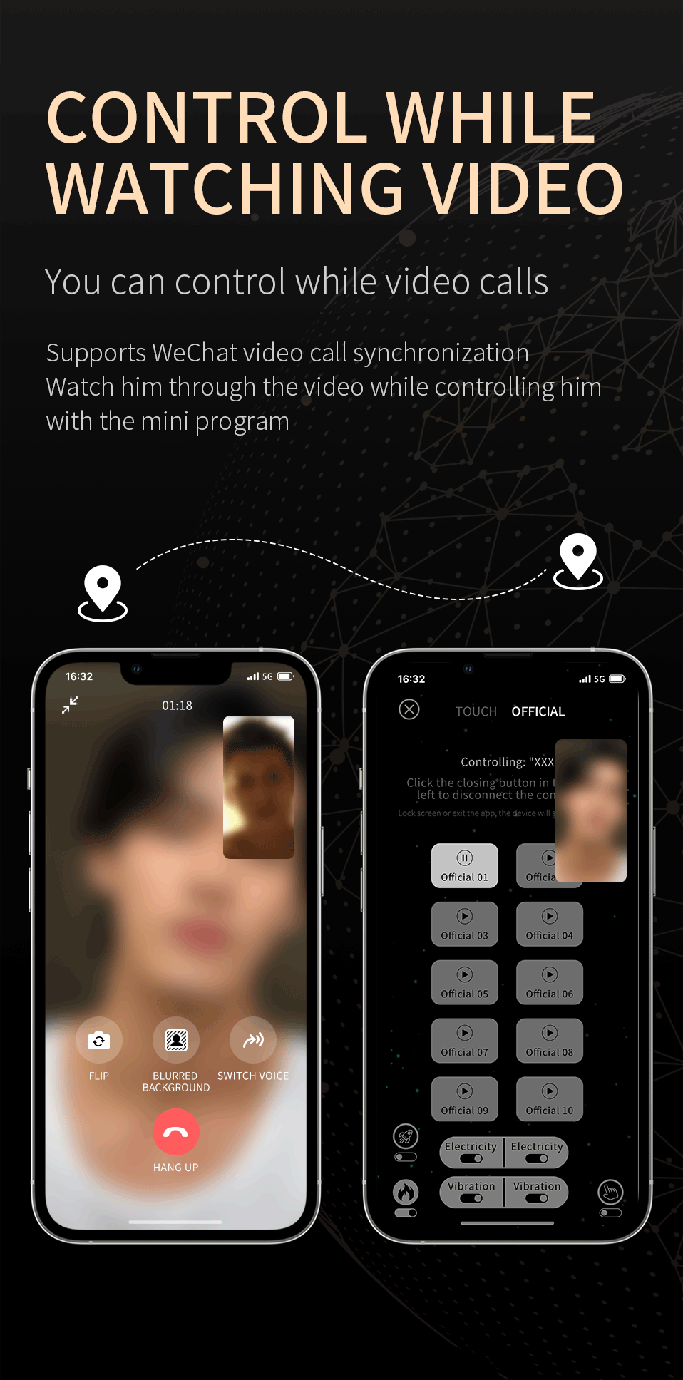 Smart APP Controlled Prostate Massager Dual Action Vibration and Electro Stimulation Magnetic Charge Silicone Male Stimulator