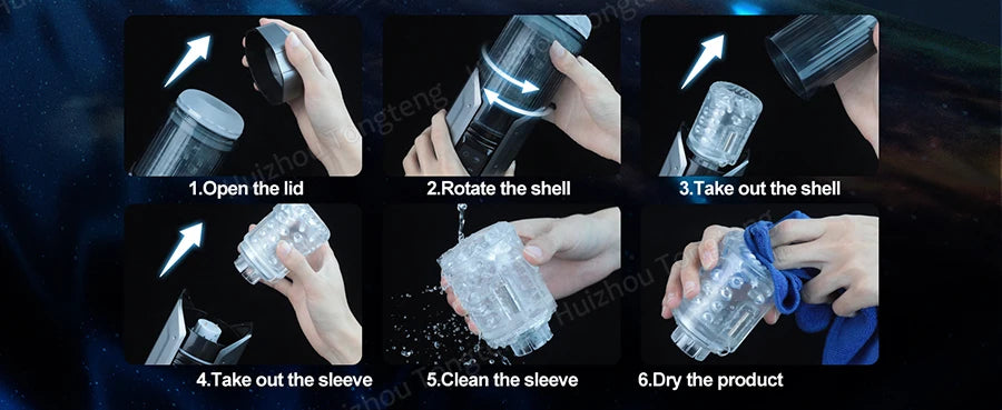 Telescopic Rotation Masturbator Cup Vagina Masturbation Blowjob Adults Sex Toys for Men Male Piston Automatic Mastubator