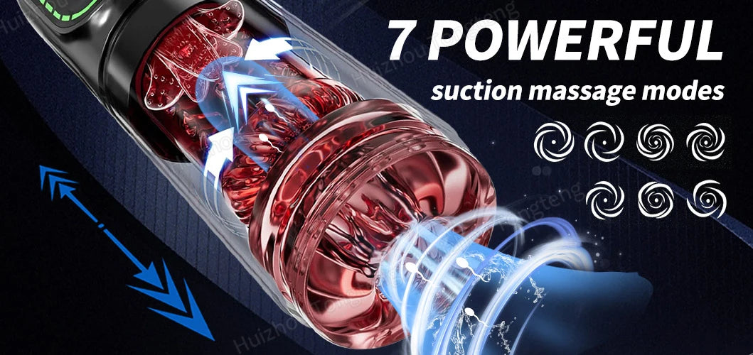 Telescopic Rotation Masturbator Cup Vagina Masturbation Blowjob Adults Sex Toys for Men Male Piston Automatic Mastubator