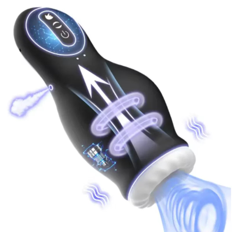 Male Masturbator Sex Toys for Men Penis Vibrator Pocket Training Stroker with 7 Sucking And 7 vibration modes Adult Toy Male 18+