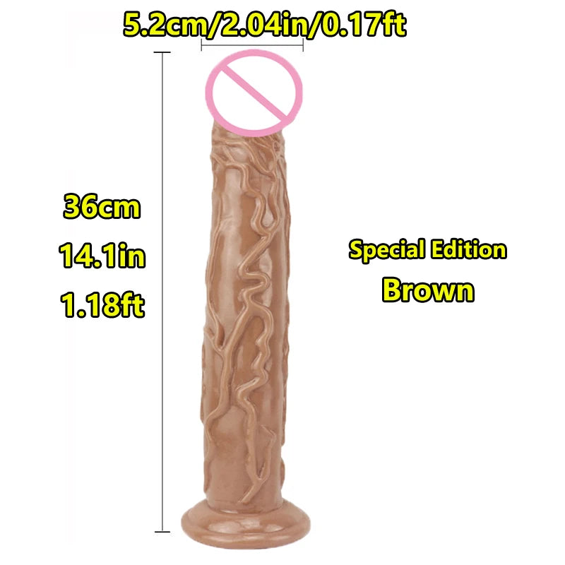 Super Cheap 7 Sizes 5 Colors Realistic Soft Jelly Dildo Suction Cup Adult Sex Toy for Women and Men Vaginal and Anal Masturbator