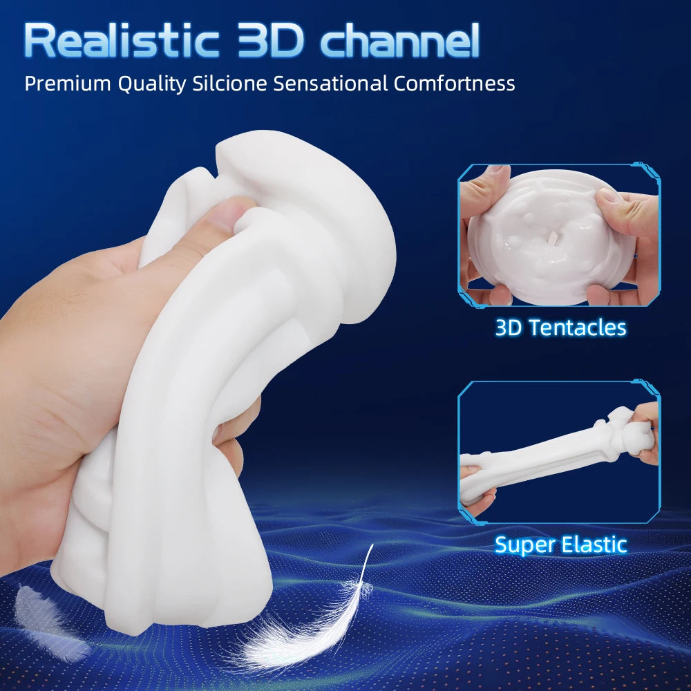 Sucking Vibrating Adult Sex Toy For Men One-Click Orgasm Sexy Moaning Male Masturbator Massager Men's Pocket Pussy Penis Trainer