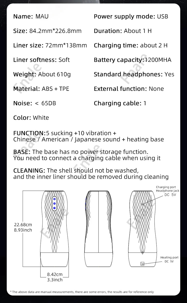 Male Masturbator Automatic Sucking Vibration Blowjob Machine Heating Pussy Penis Pump Masturbation Cup Sex Toys for Men Supplies