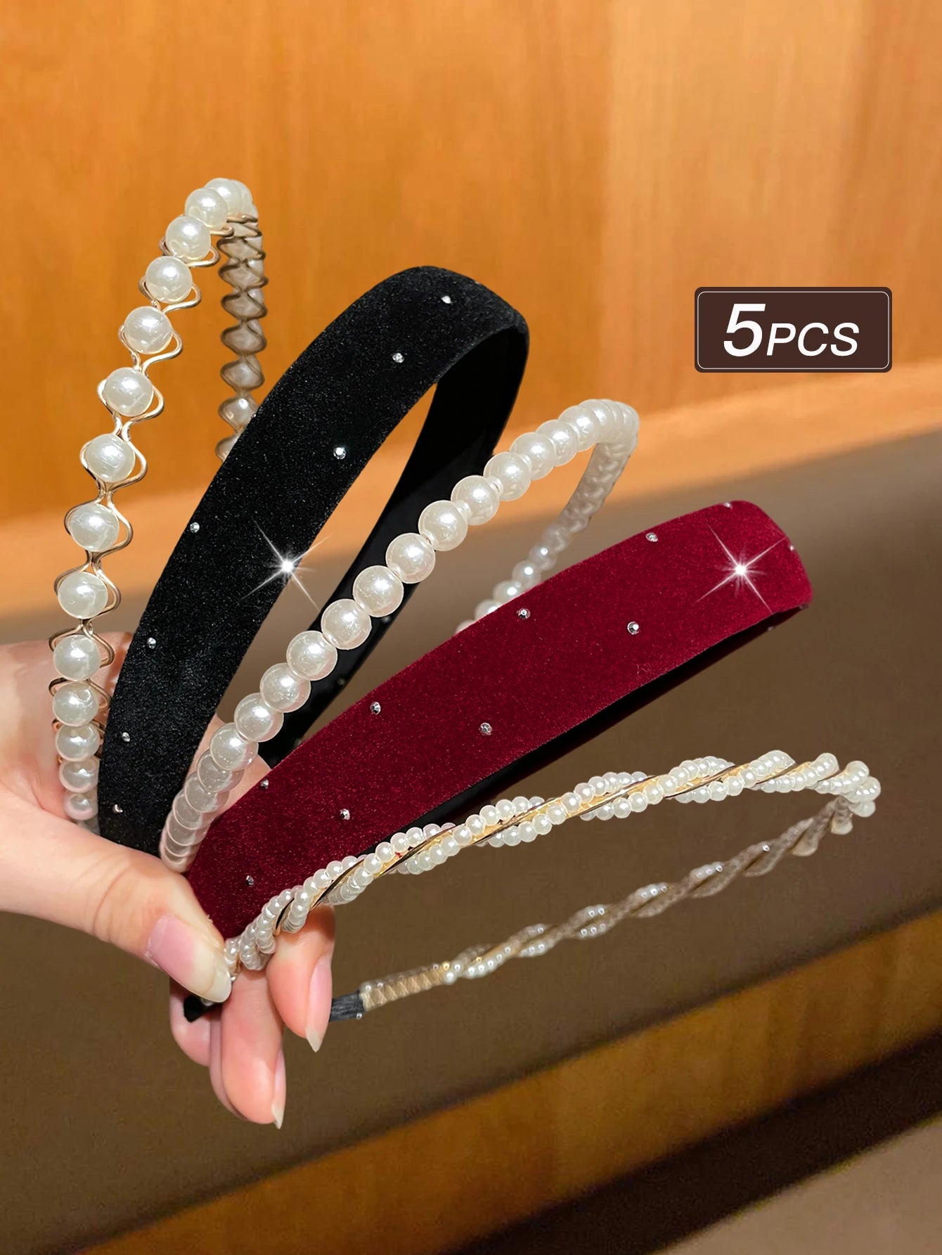 Women's hair wig, 5pcs, fashion, for women, female hair accessories, for women