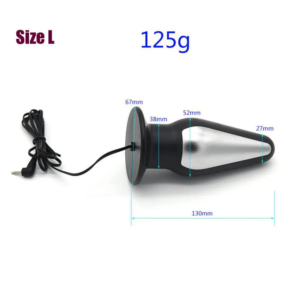 Electro Shock Ass Prostate Massager Pussy Stimulate Anal Butt Plug Erotic Insert Vagina Medical Toys for Couples Masturbators