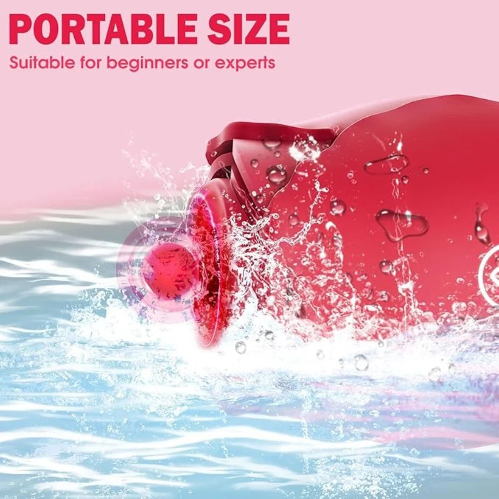 Red Rose Toy Simulation Vibrator for Women Powerful Sucking Vibrators 10 Mode G Spots Vaginal Clitoral Massager Nipple Sexy Toy