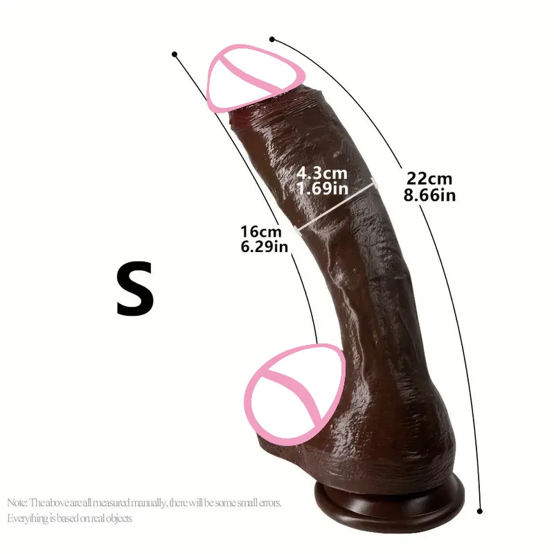 Oversized Soft Realistic Dildo Big Penis Suction Cup Dick Penetration Anal Adult Sex Toys/Anal Toy For Women Masturbation Dildos