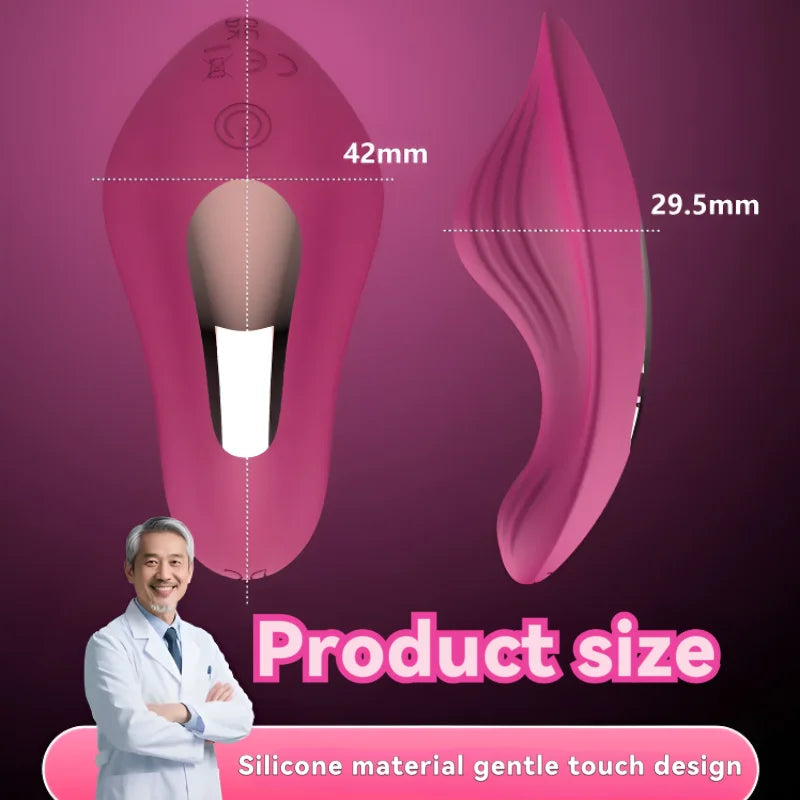 Vibrating Panties Sex Toys for Women App Control Vagina Vibrators Mini Butterfly Vibrator Dual Clitoral Pinpoint Stimulator Toy