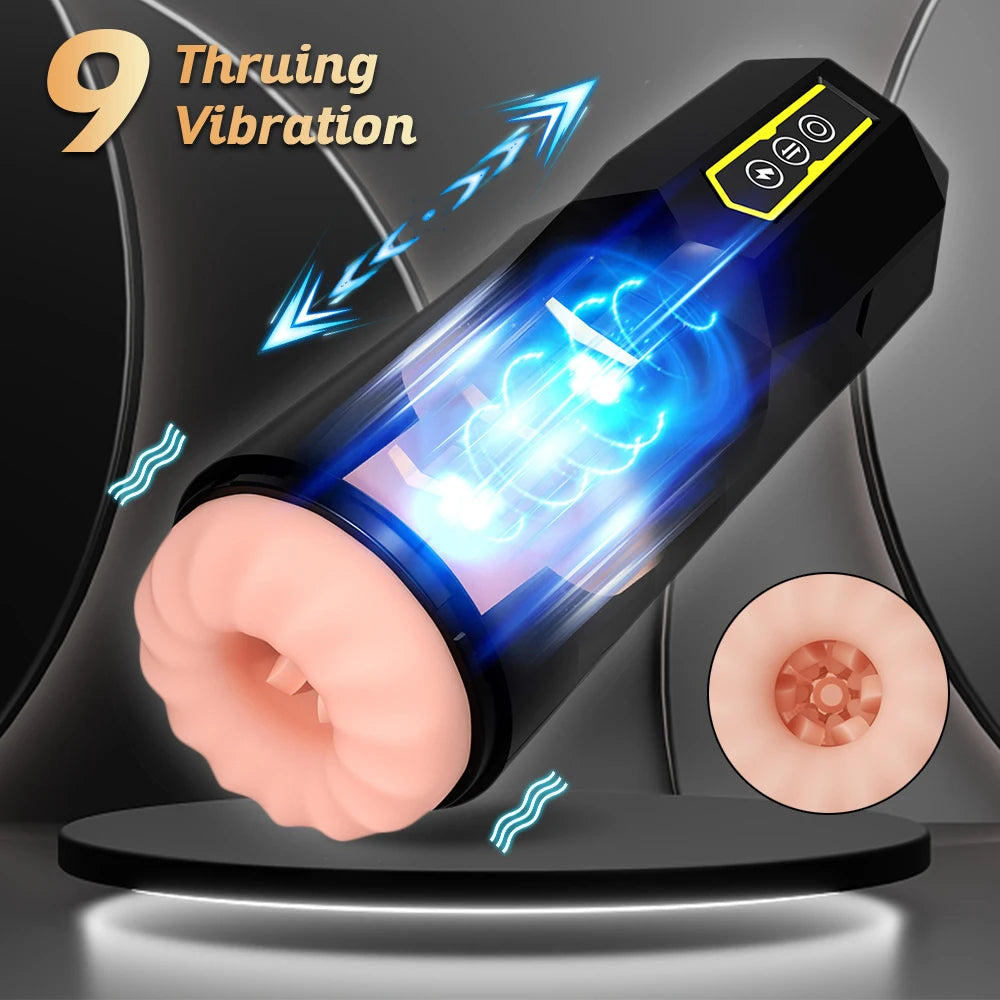 Automatic Male Masturbator Sex Toys for Men Adult Toy Male Thrusting Rotating Masturbation Tools Sex Machine Electric Penis Pump