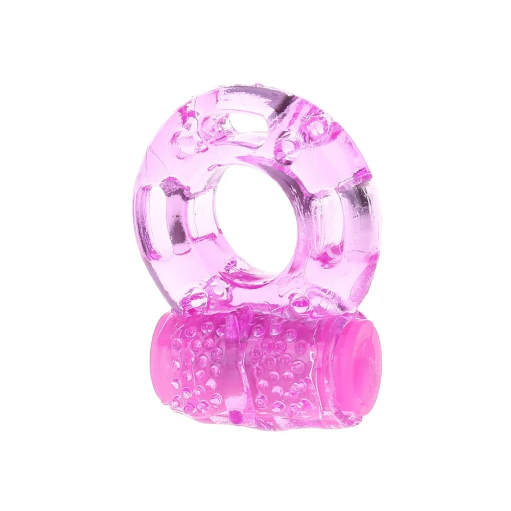 Cock Ring Vibrator - Vibrating Clitoral Stimulator, Strong Penis Erect Ring, Erection Enhance Sex Ability Product, Men’s Sex Toy