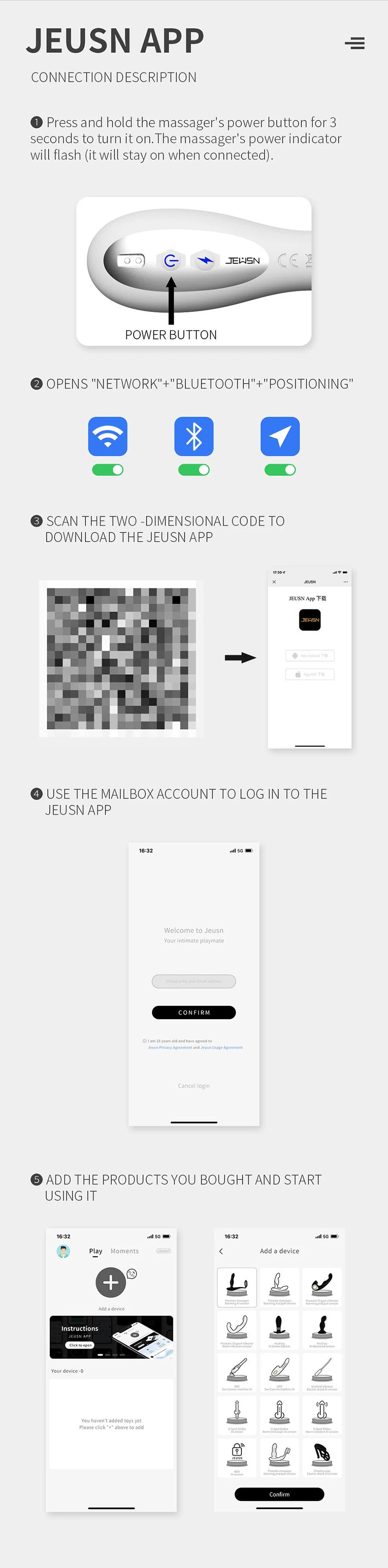 Smart APP Controlled Prostate Massager Dual Action Vibration and Electro Stimulation Magnetic Charge Silicone Male Stimulator