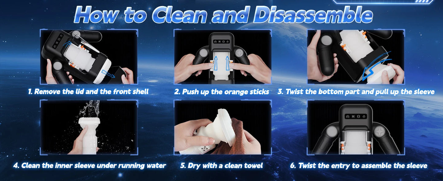 Automatic Thrusting Male Masturbator Cup handle Blowjob Pocket Pussy Strong Stroker Real Pocket Pussy Adult Sex Toys for Men