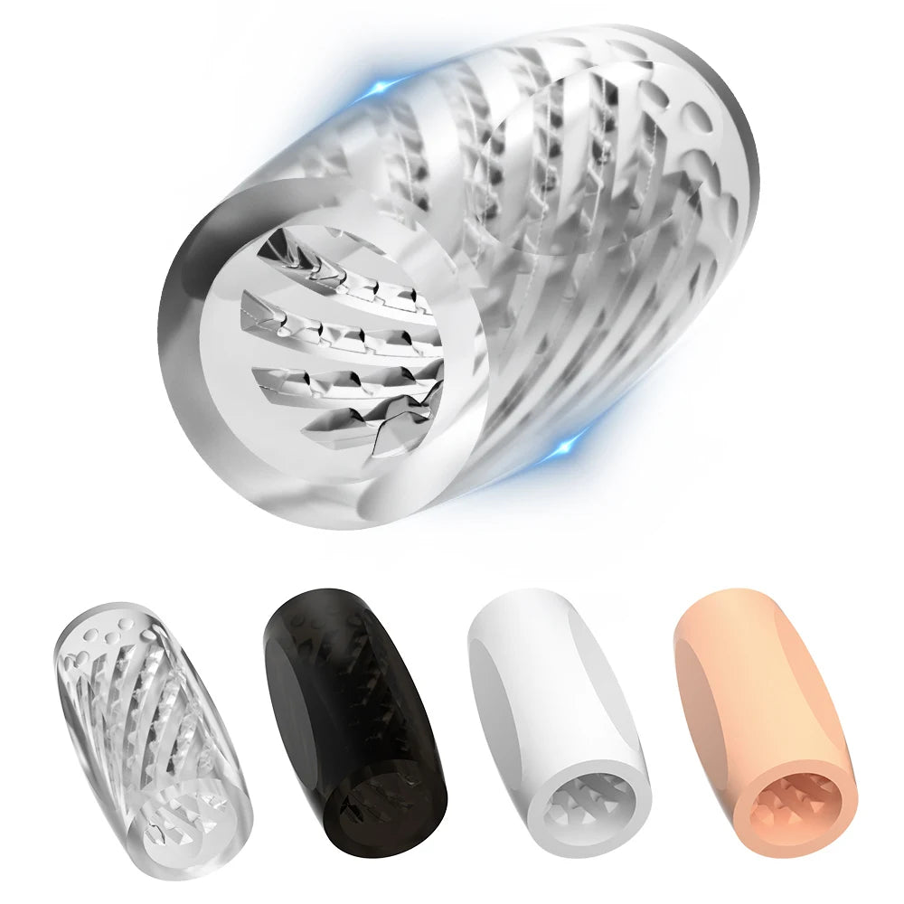 Masturbator Cup Sex Toy for Men Soft TPE Cock Training Sex Shop Male Glans Trainer Penis Sleeve Delay Exercise Adult Products