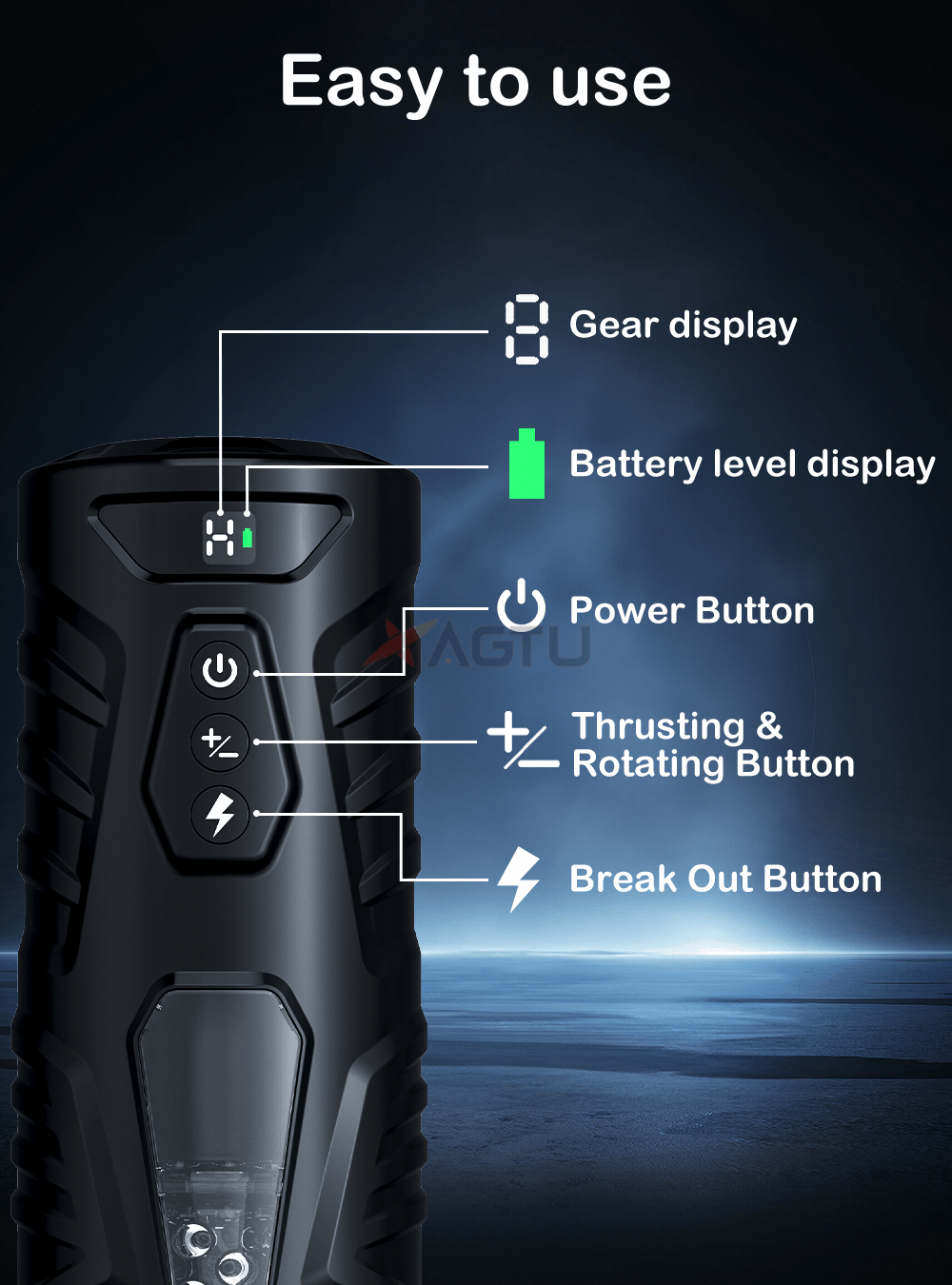 Automatic Male Masturbator Sex Toys for Men Adult Toy Male Thrusting Rotating Masturbation Tools Sex Machine Electric Penis Pump