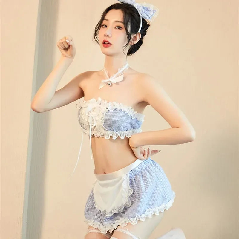 Sexy Nurse Costumes Cosplay  Woman  Dress Nurse Uniform Cosplay Lingerie Female Sexy  Hot Erotic  School Girl Uniform Sexy Skirt