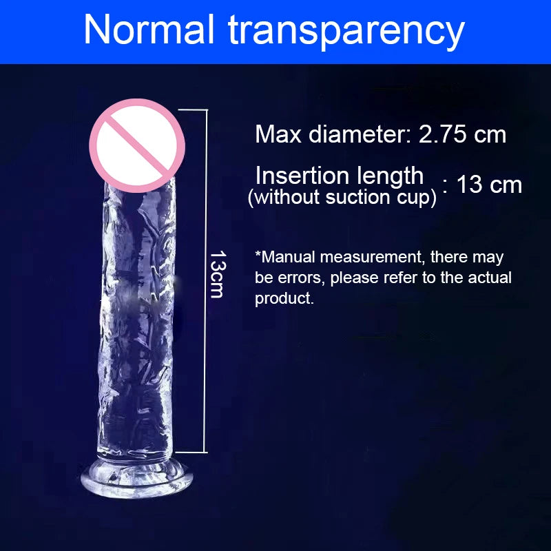Realistic Dildo Jelly Penis Suction Cup Dildo 7 Size Female Masturbator Clitoral Stimulator Big Dick Lesbian Sex Toys For Women