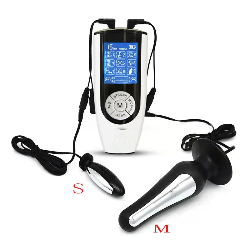 Electro Shock Ass Prostate Massager Pussy Stimulate Anal Butt Plug Erotic Insert Vagina Medical Toys for Couples Masturbators