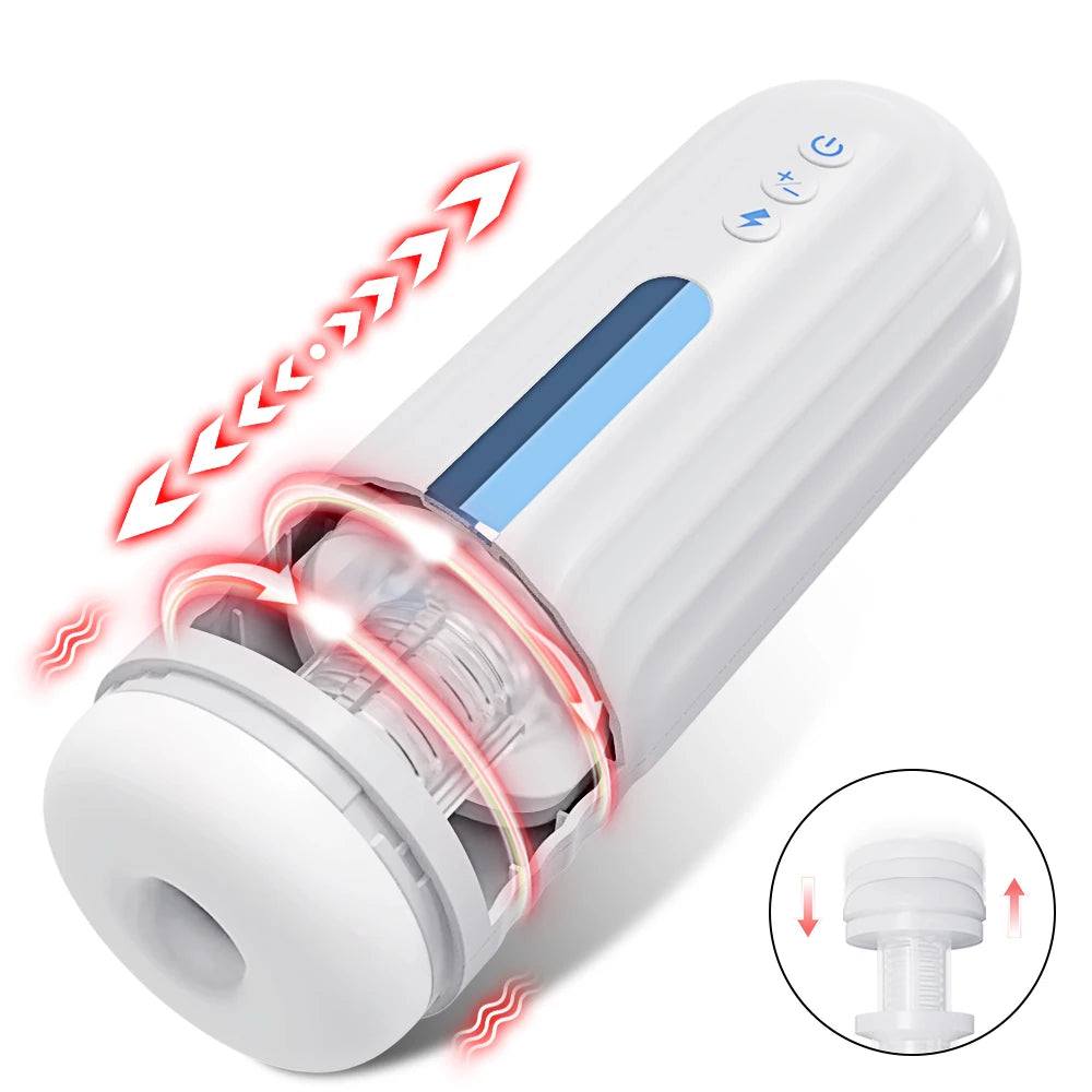 Automatic Male Masturbator Sex Toys for Men Adult Toy Male Thrusting Rotating Masturbation Tools Sex Machine Electric Penis Pump