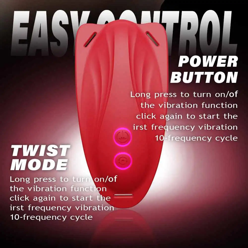 Wearable Vibrator Rose Sex Toy for Women G Spot Dildos Adult Toys with Tongue Vibration Panties Stimulator Pleasure for Anal