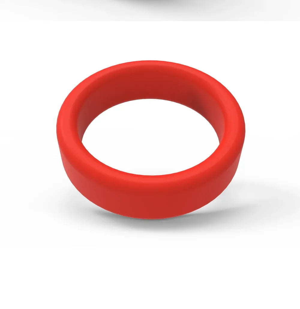 Cock Ring Durable Silicone Penis Rings Male Delayed Ejaculation Rubber Rings Sex Toy For Men Couple Stretcher Scrotum Rings