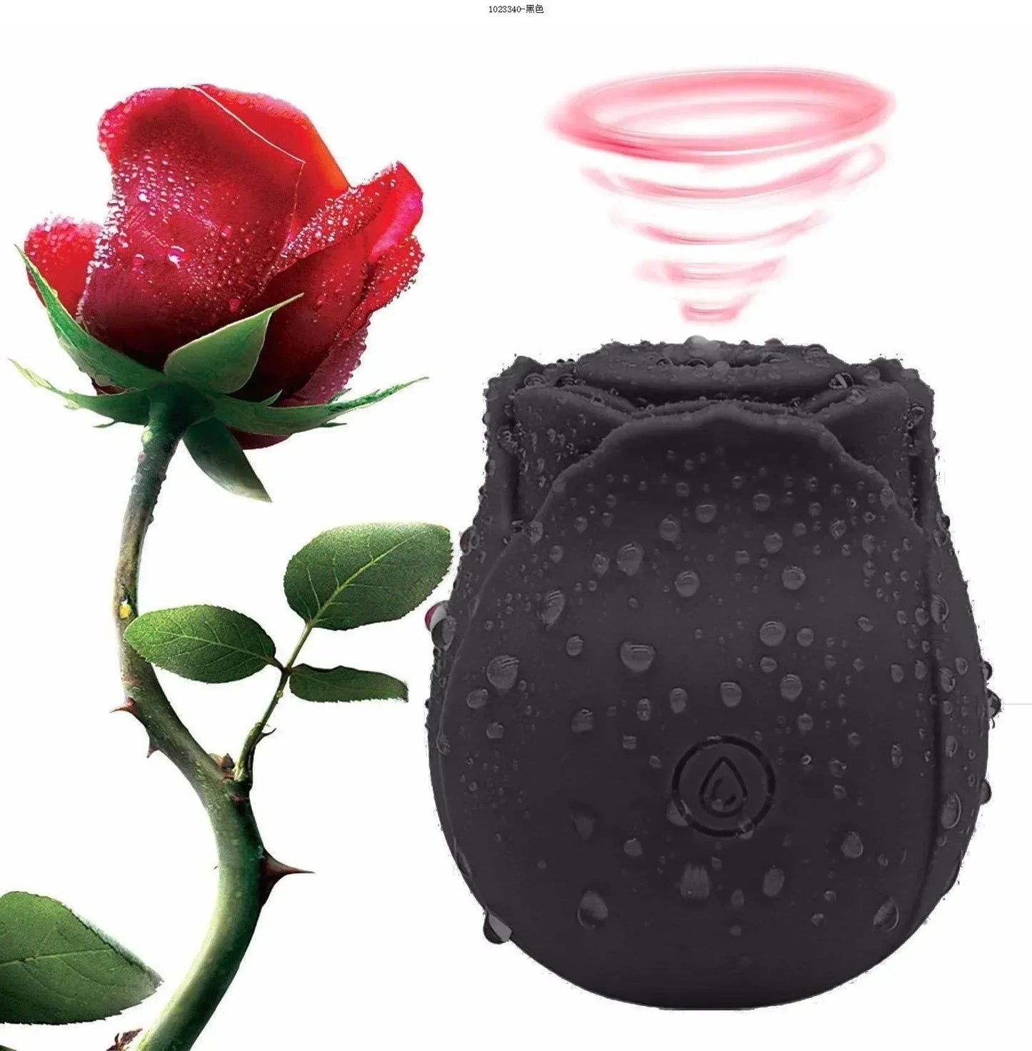 Female Powerful Sucking-Rose Vibrator Toy for Women Vacuum Stimulator Oral Nipple Clit Sucker Female Sex Toys Goods for Adults