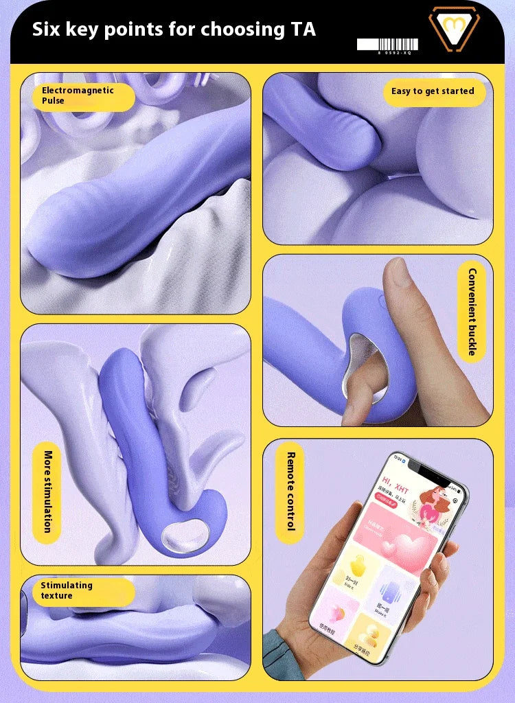 Prostate Massager Men Anal Plug Rechargeable Men's Sex Toys Prostate Vibrator Adult Powerful Vibration