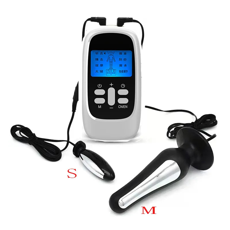 Electro Shock Ass Prostate Massager Pussy Stimulate Anal Butt Plug Erotic Insert Vagina Medical Toys for Couples Masturbators