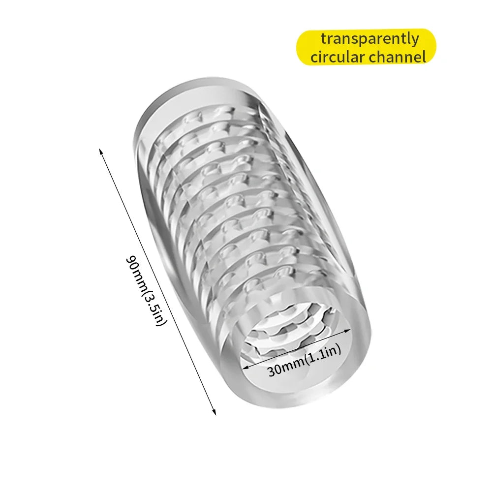 Masturbator Cup Sex Toy for Men Soft TPE Cock Training Sex Shop Male Glans Trainer Penis Sleeve Delay Exercise Adult Products