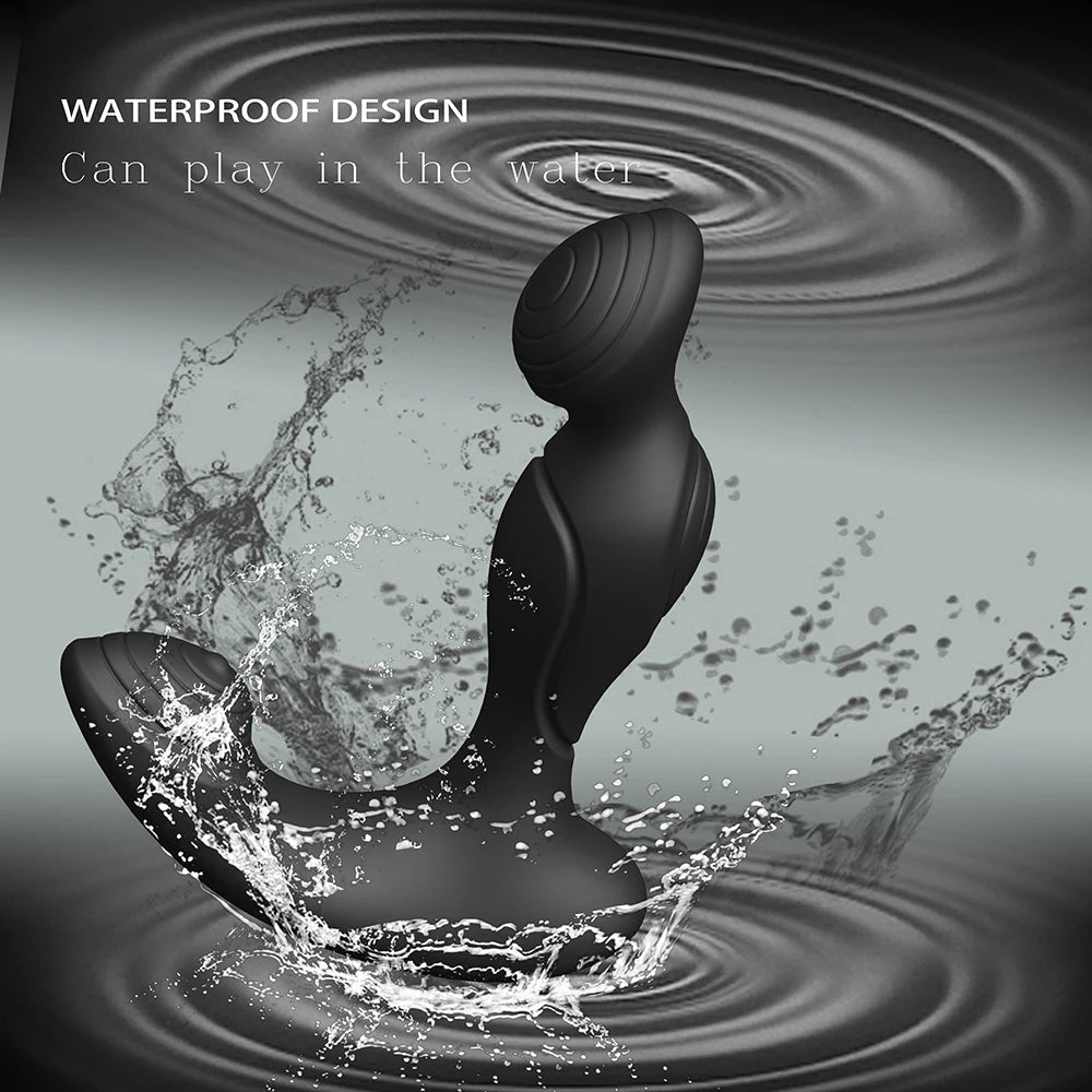 Male Prostate Massager 10 Speeds Anal Vibrator for Men Remote Control Butt Plug Prostate Stimulator Aldult Sex Toy for Couples