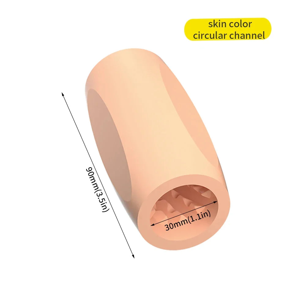Masturbator Cup Sex Toy for Men Soft TPE Cock Training Sex Shop Male Glans Trainer Penis Sleeve Delay Exercise Adult Products